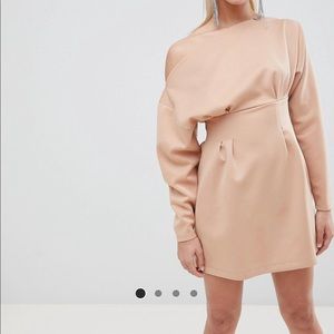 One shoulder mini dress